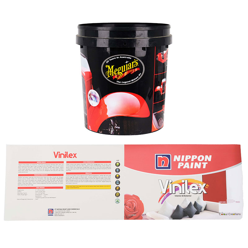 Ведро с масляной краской для литья под давлением в этикетке пресс-формы