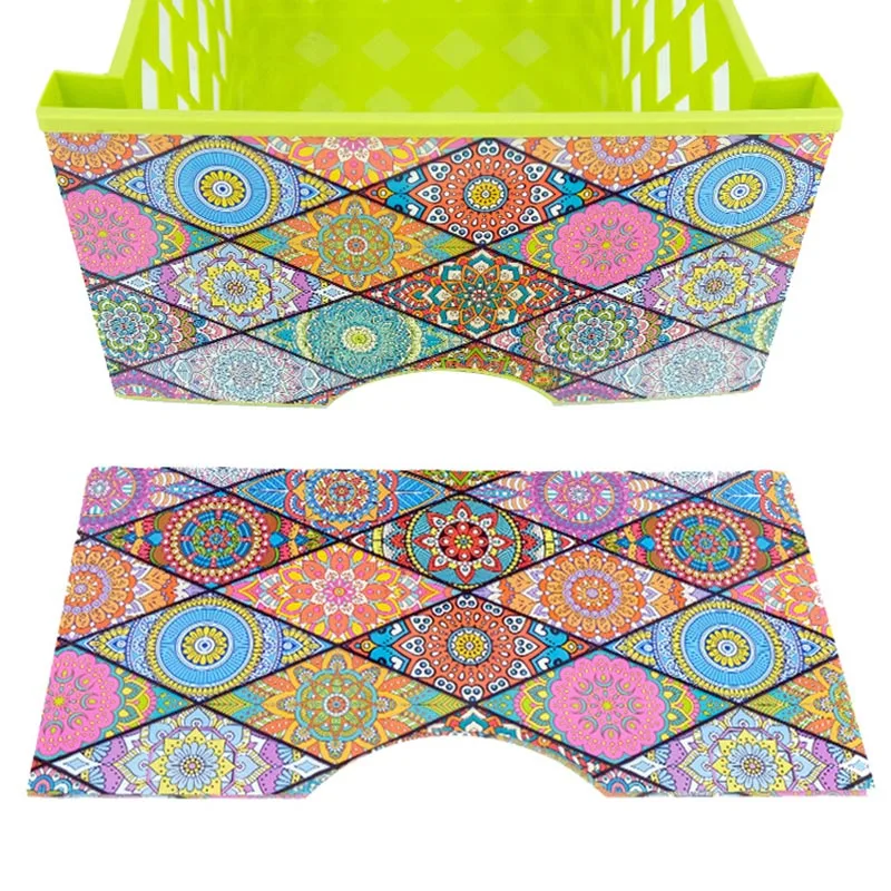 Корзина для хранения, литье под давлением, этикетка в форме